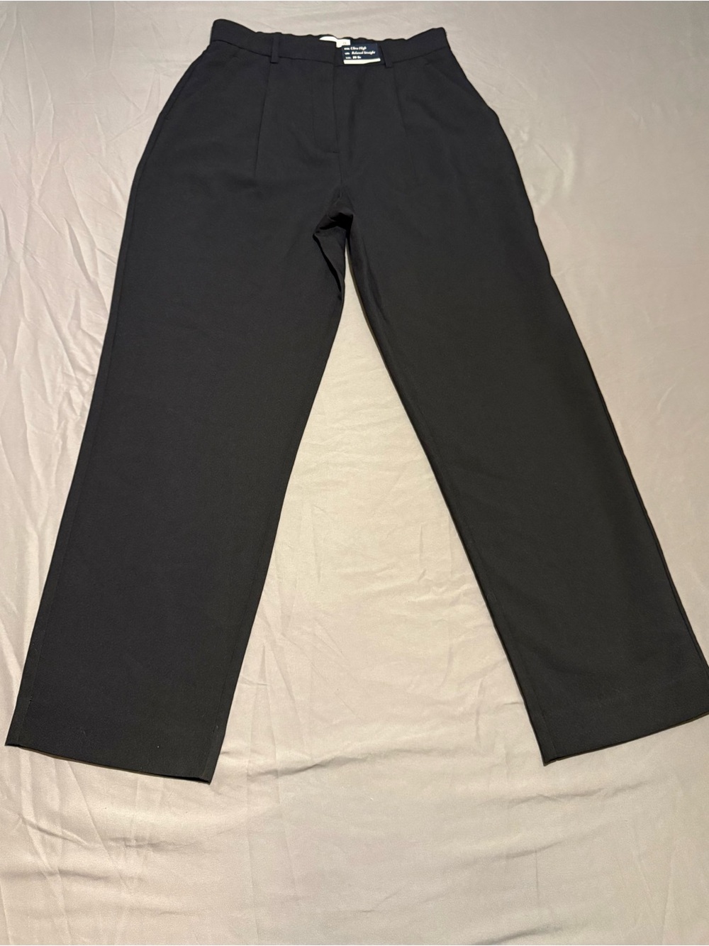 Abercrombie & Fitch Black Dress Pants - Straight-Leg